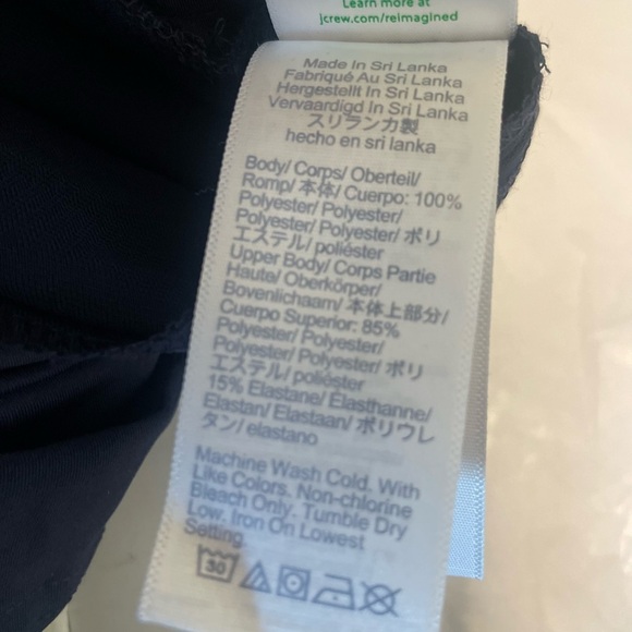 NEW J.Crew Maternity Jamie Crepe Pants Trousers Women’s Sz 20 Navy Blue Ankle - Picture 12 of 16